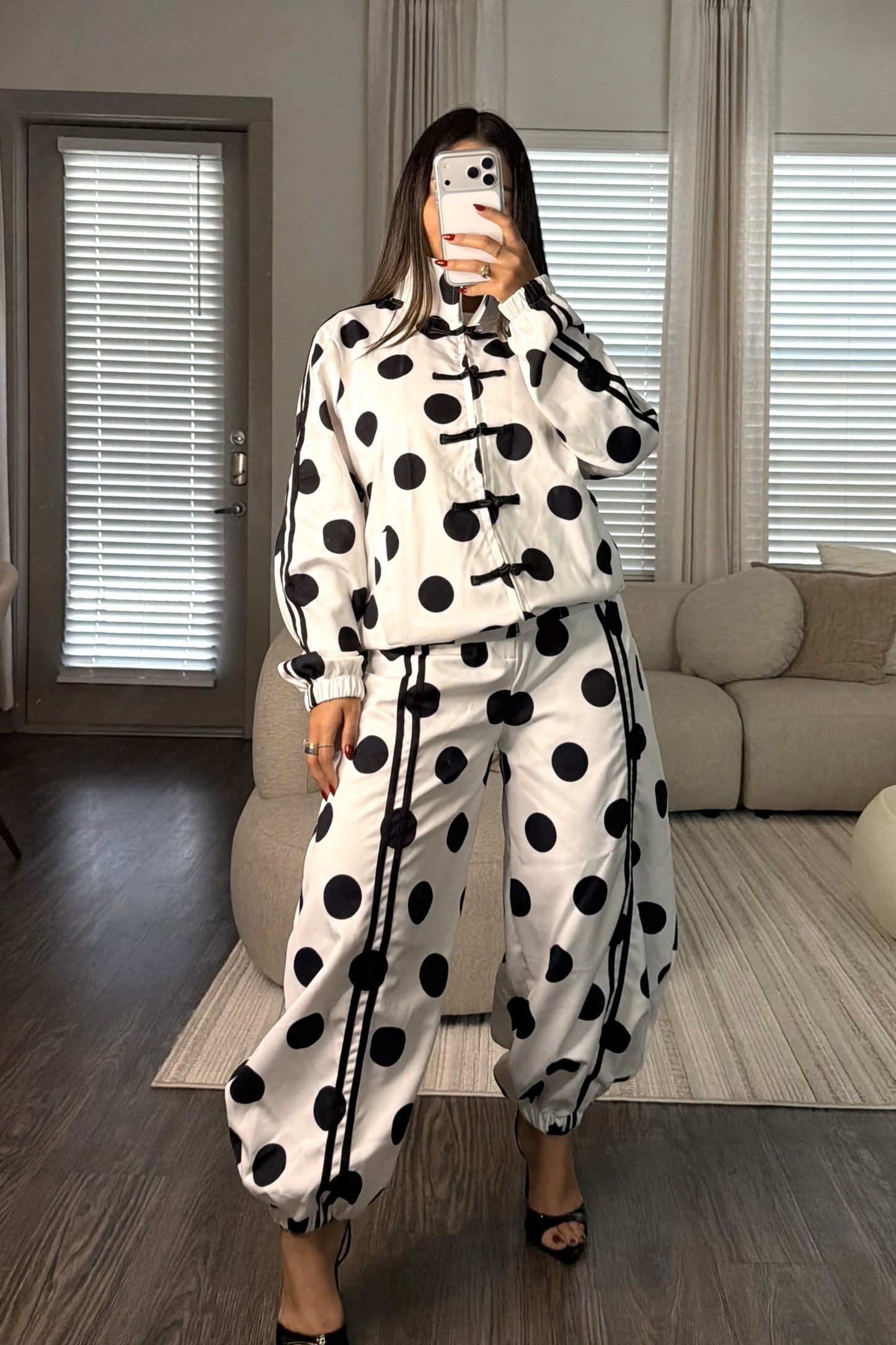 Polka dot maxi set WB