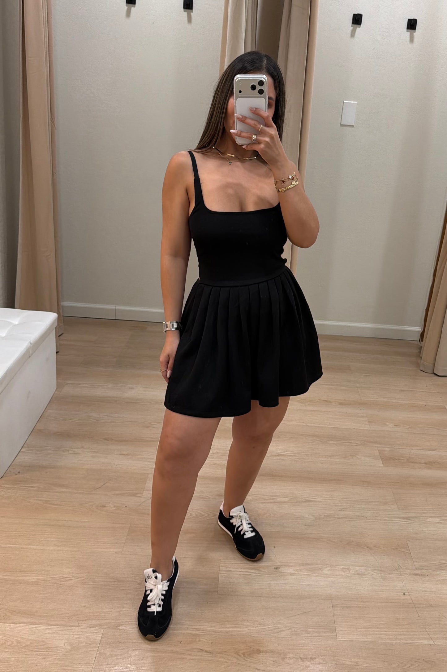 Scuba back cut out romper black