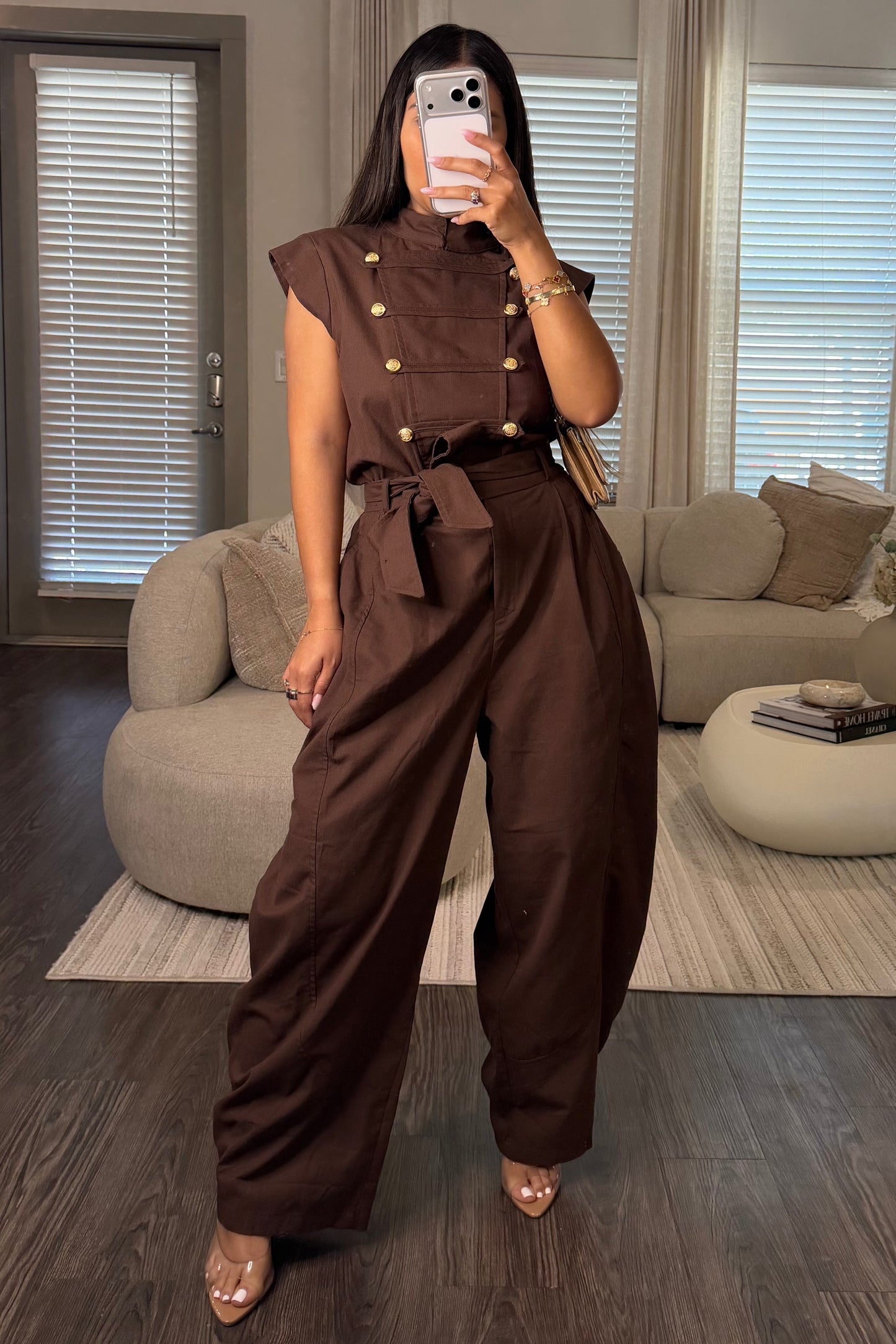 Jumpsuit napo brown