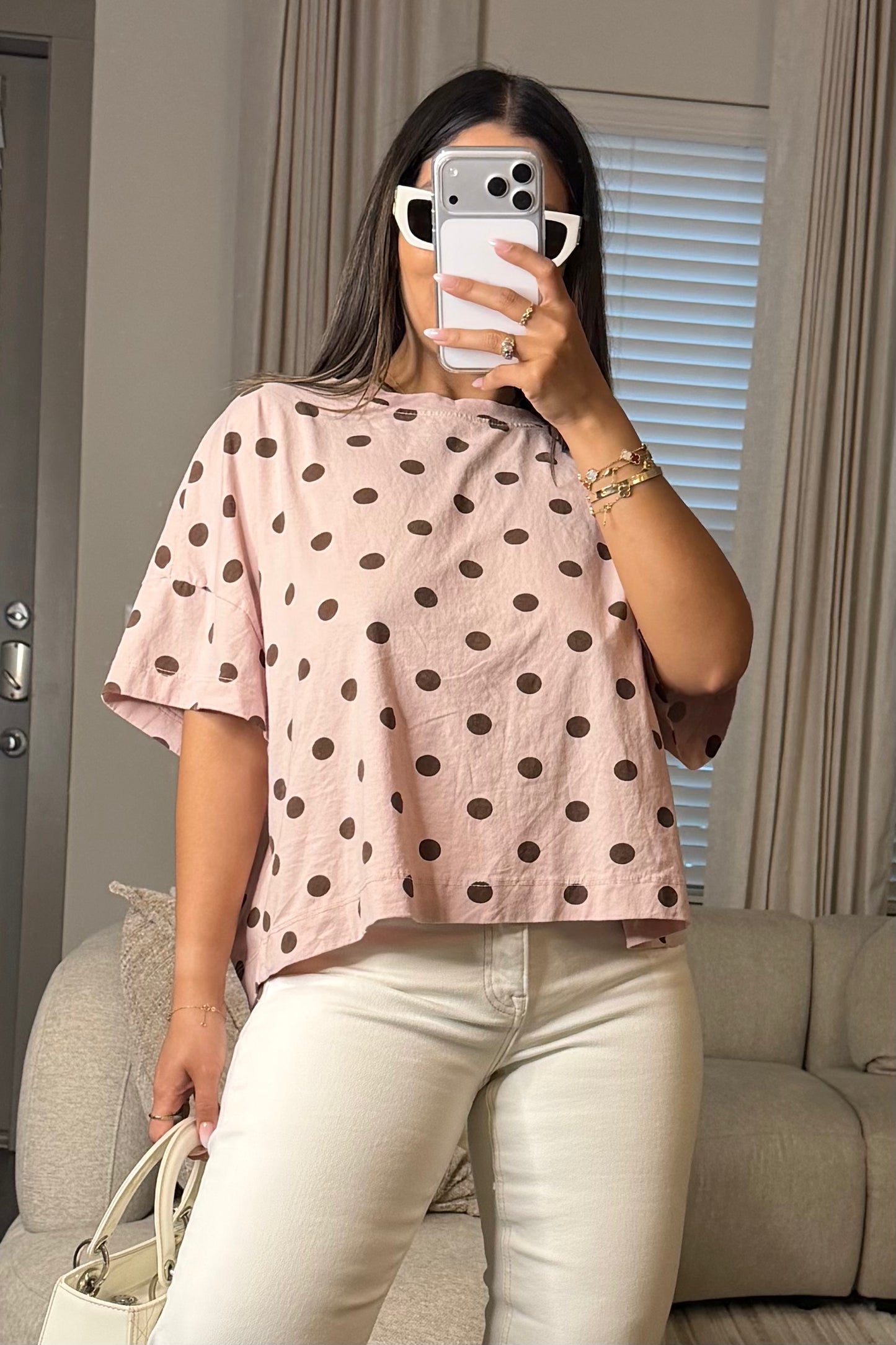 Polka miya top
