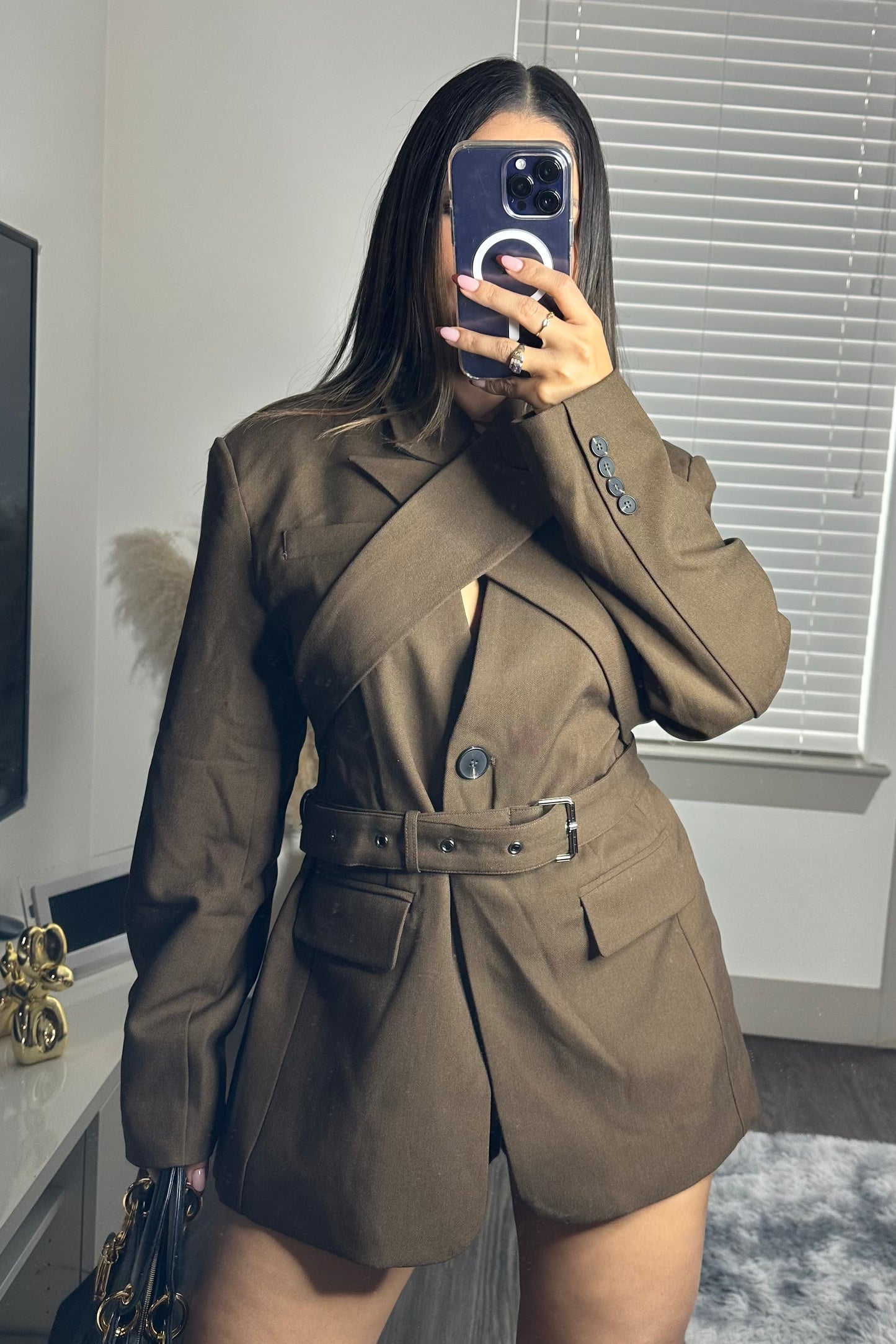 Cross Style set Brown