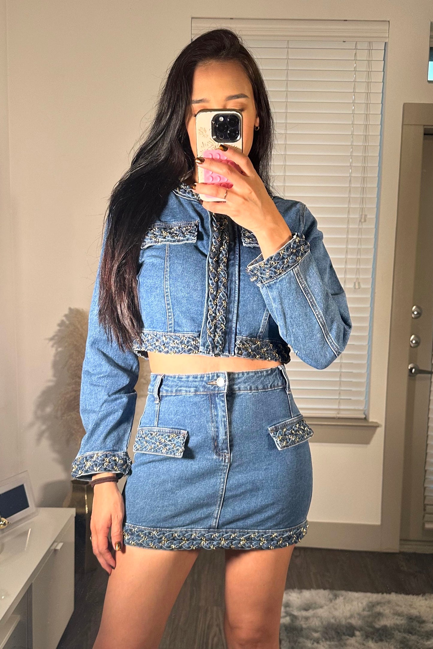 Denim fancy set