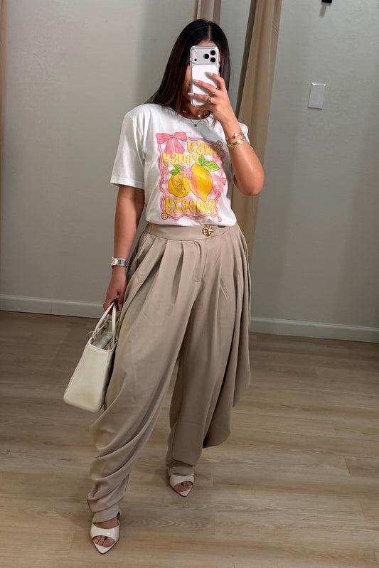 The drape solid pants