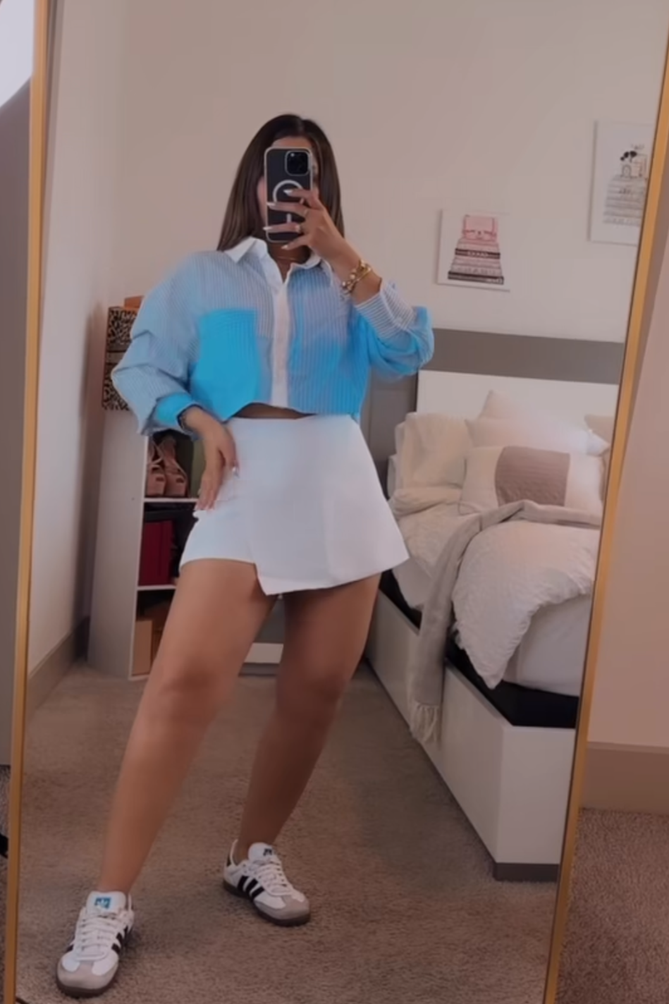 Skort white