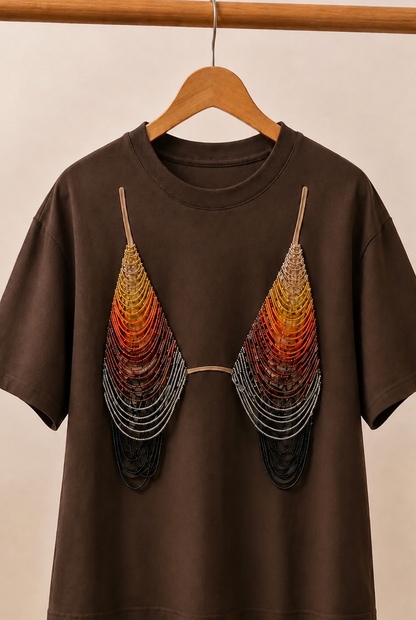 Chain bra tshirt