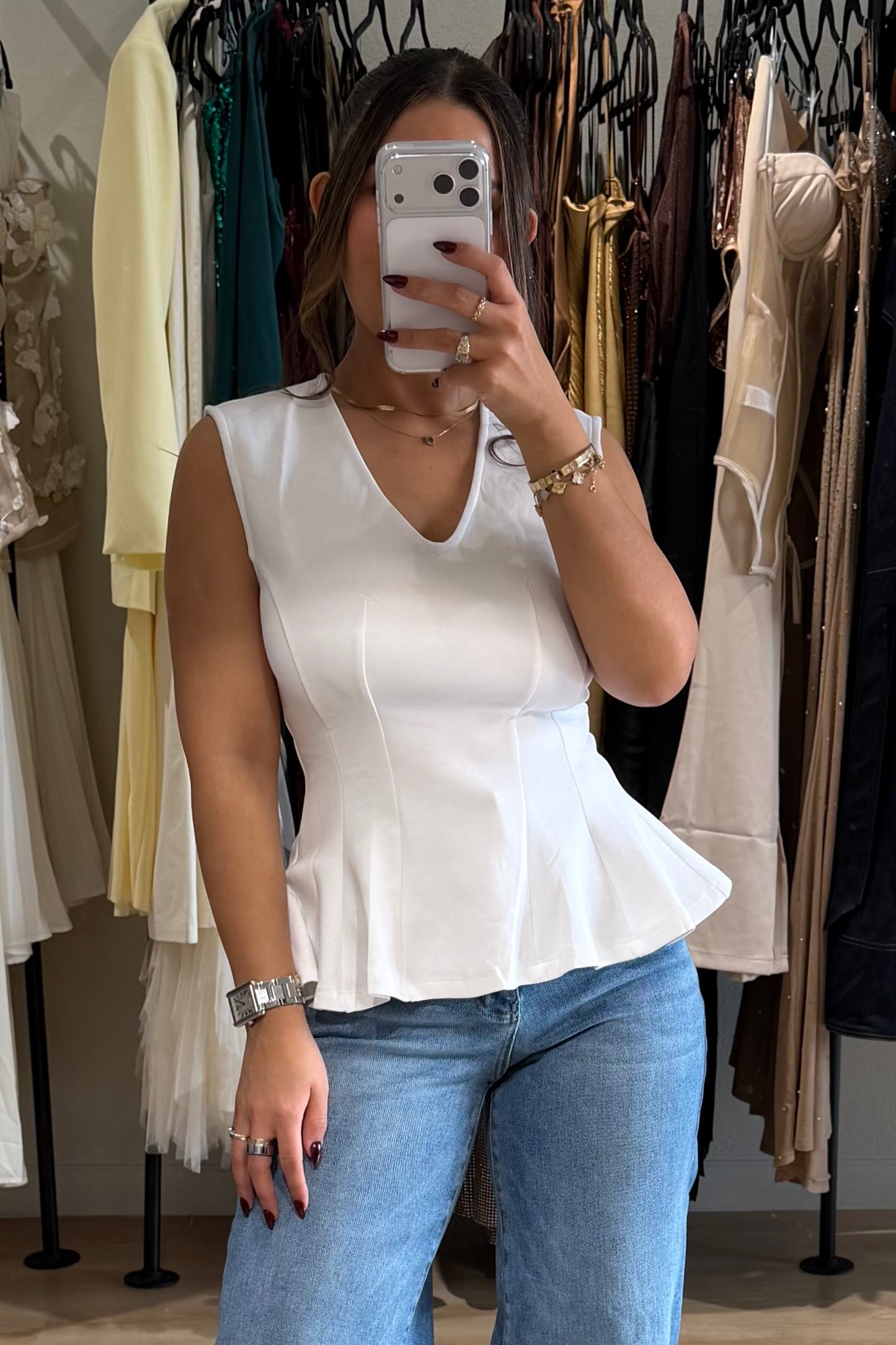 Peplum top