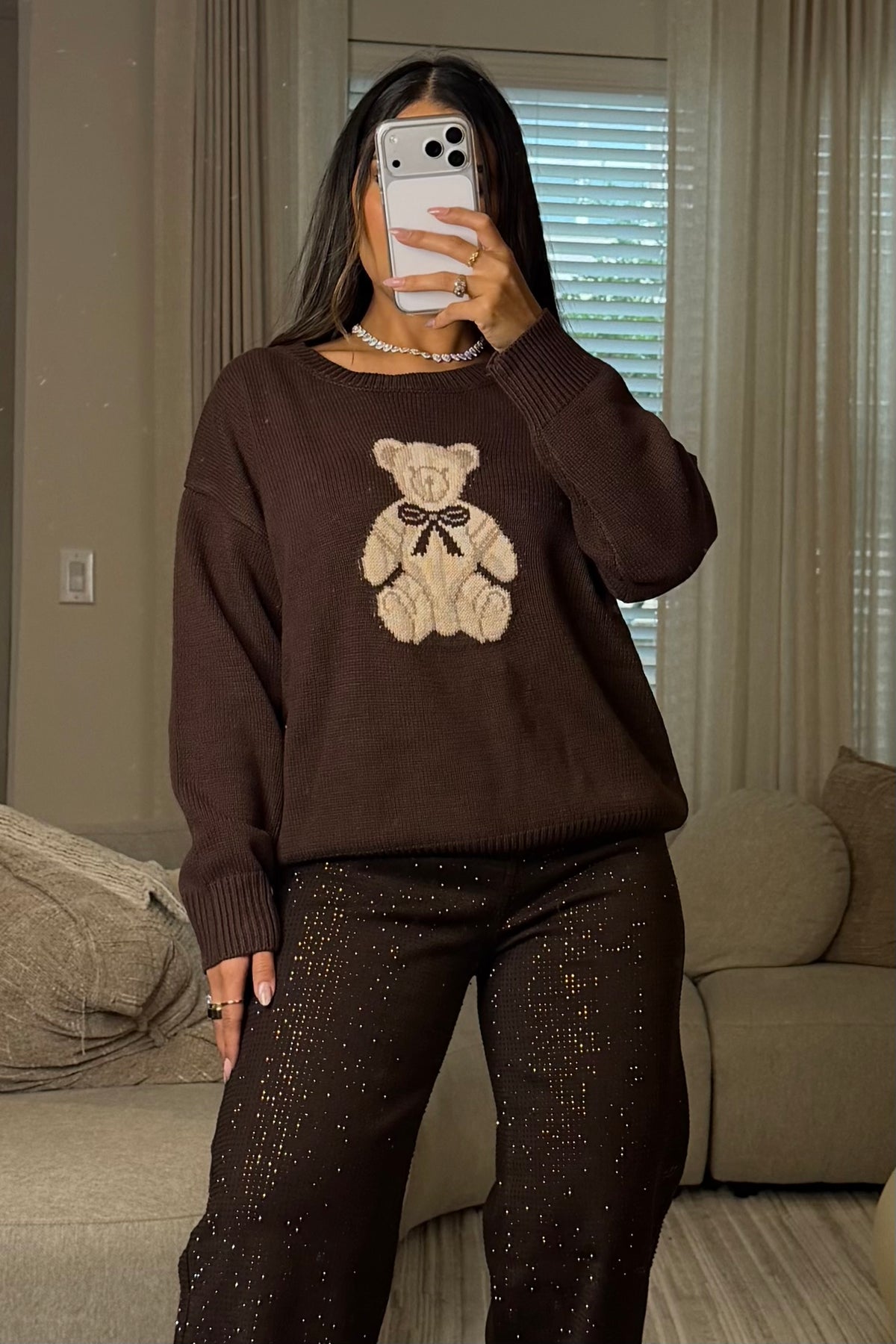 GINA bear sweater