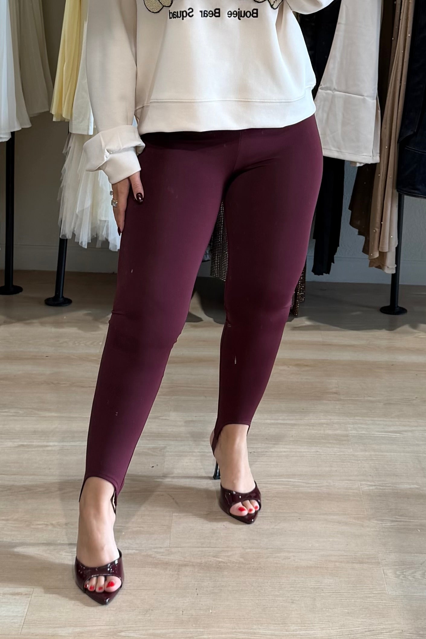 Wine leggins