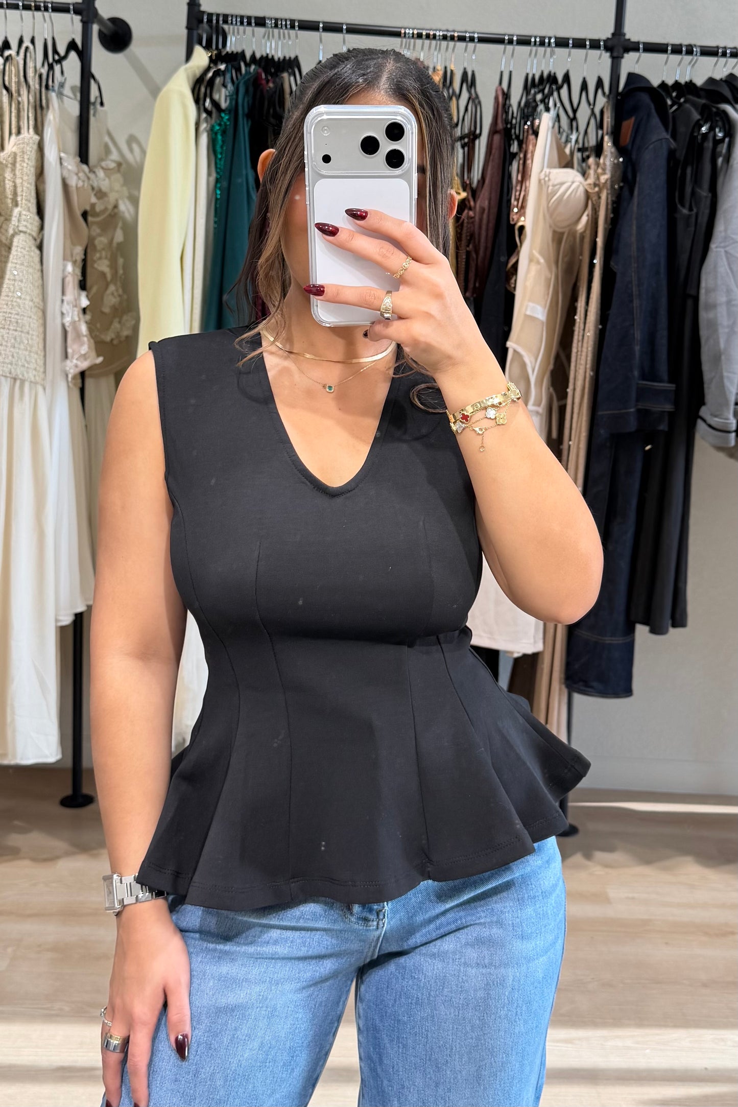 Peplum top