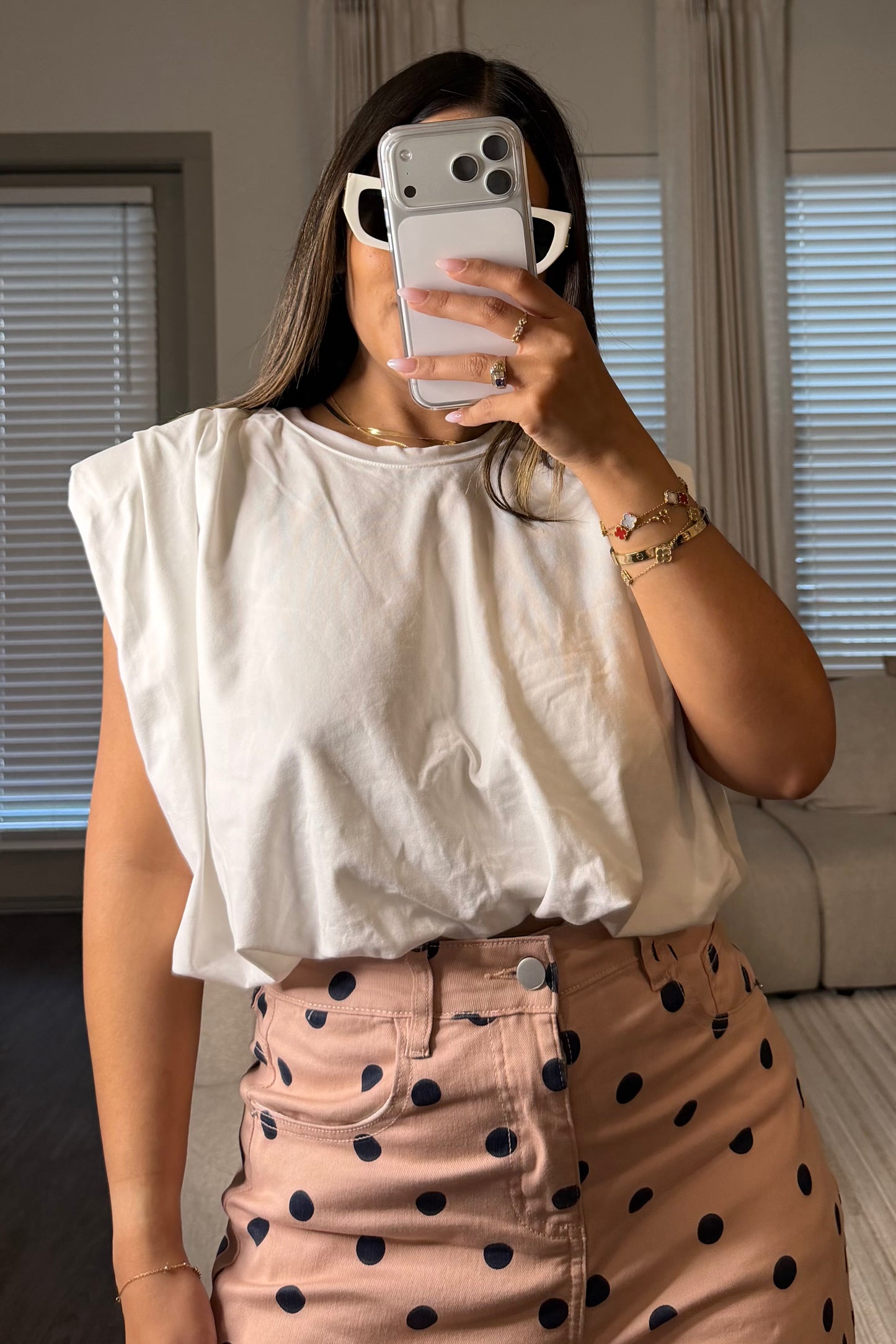 Luly top white