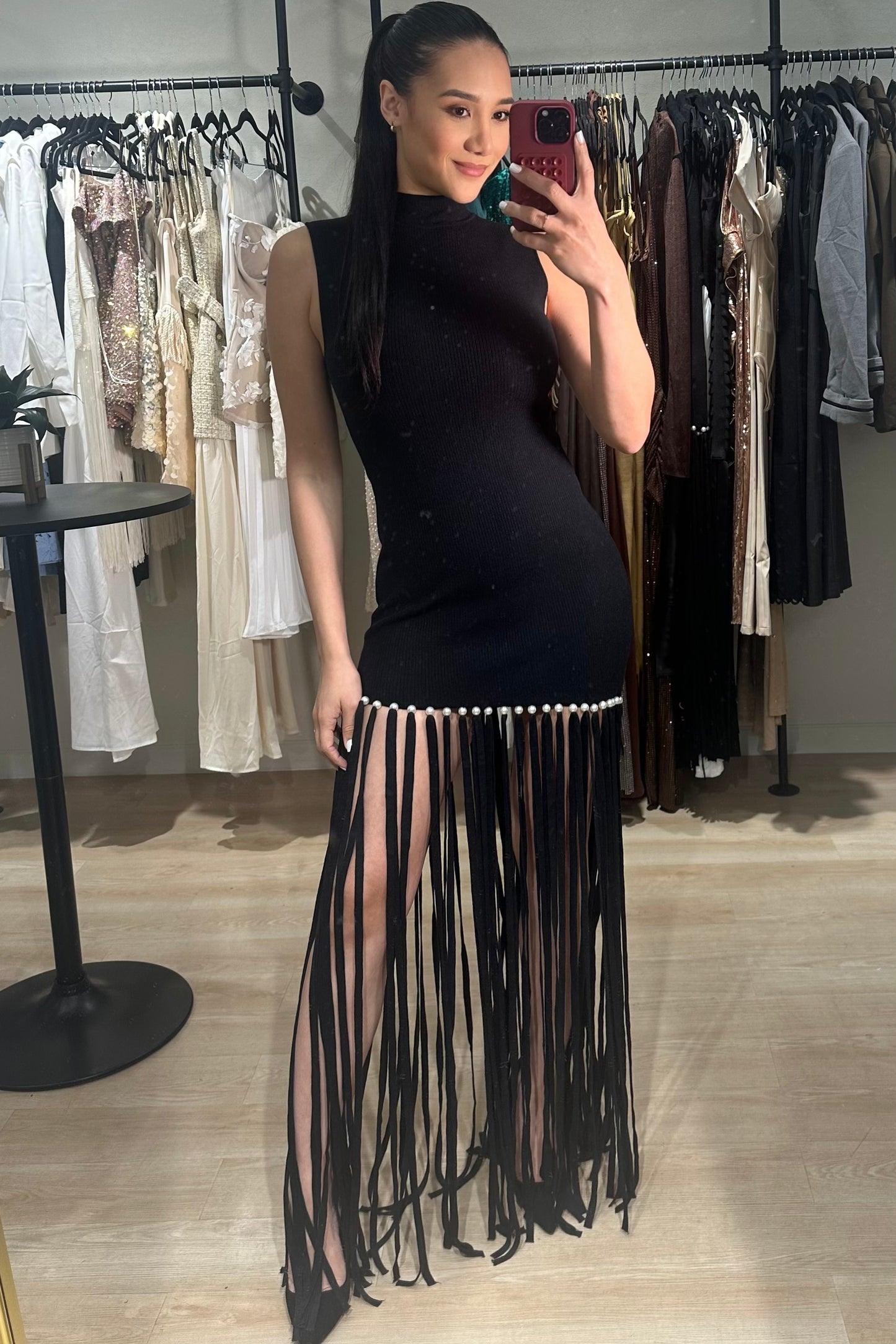 Bli black maxi dress