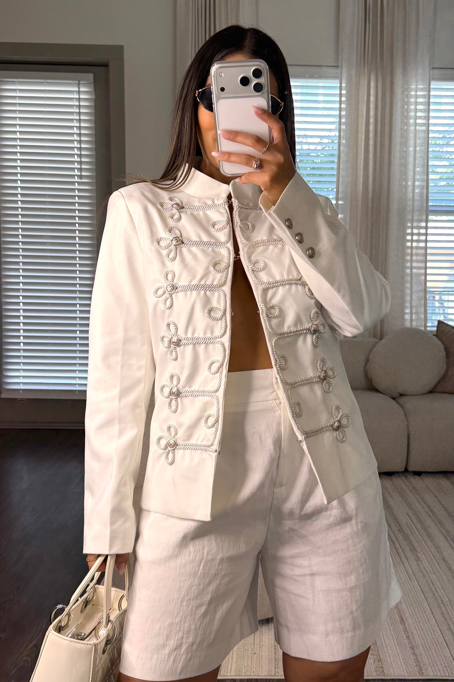 Napoleon fancy white jacket