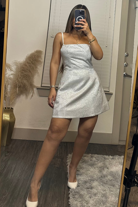 Crystalwhite mini dress